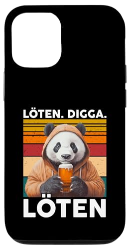 Löten Digga Löten Lustiger Spruch Bier Party Panda Hülle für iPhone 12/12 Pro Löten Digga Löten Lustiger Spruch Bier Party Panda Hülle für iPhone 12/12 Pro von Lustige Party Shirts Sprüche