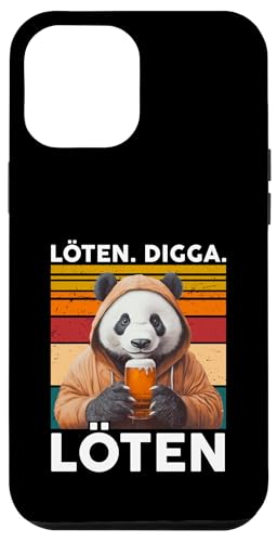 Löten Digga Löten Lustiger Spruch Bier Party Panda Hülle für iPhone 12 Pro Max Löten Digga Löten Lustiger Spruch Bier Party Panda Hülle für iPhone 12 Pro Max von Lustige Party Shirts Sprüche