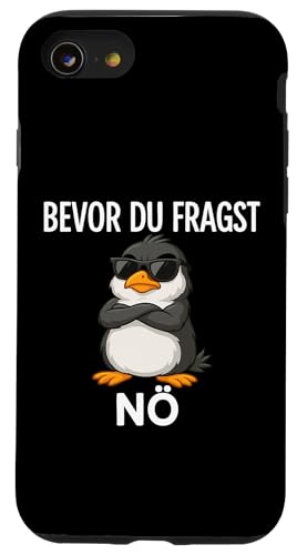 Bevor Du Fragst Nö Hülle für iPhone SE (2020) / 7 / 8 von Lustige Penguin Geschenke Pinguins Kostüm