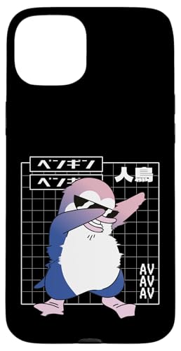 Dab Penguin Vaporwave Dabbing Hülle für iPhone 15 Plus Dab Penguin Vaporwave Dabbing Hülle für iPhone 15 Plus von Lustige Penguin Geschenke Pinguins Kostüm