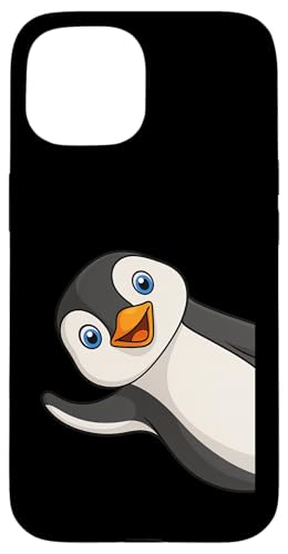 Funny Peeking Penguin Hülle für iPhone 15 Funny Peeking Penguin Hülle für iPhone 15 von Lustige Penguin Geschenke Pinguins Kostüm