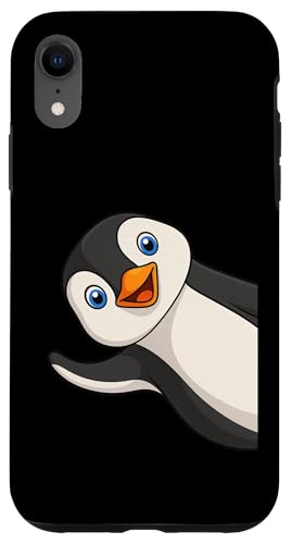 Funny Peeking Penguin Hülle für iPhone XR Funny Peeking Penguin Hülle für iPhone XR von Lustige Penguin Geschenke Pinguins Kostüm