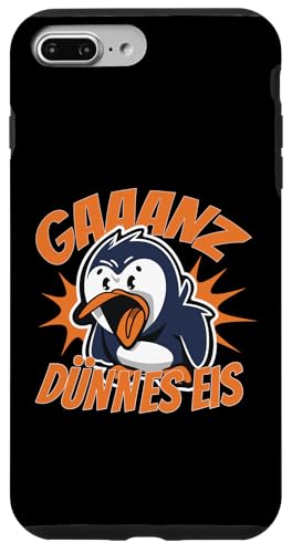 Gaaanz Dünnes Eis Hülle für iPhone 7 Plus/8 Plus Gaaanz Dünnes Eis Hülle für iPhone 7 Plus/8 Plus von Lustige Penguin Geschenke Pinguins Kostüm