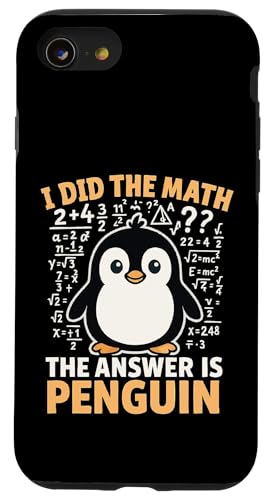 I Did The Math The Answer Is Penguin Hülle für iPhone SE (2020) / 7 / 8 von Lustige Penguin Geschenke Pinguins Kostüm