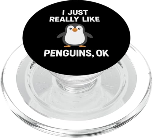 I Just Really Like Penguins, Ok PopSockets PopGrip für MagSafe I Just Really Like Penguins, Ok PopSockets PopGrip für MagSafe von Lustige Penguin Geschenke Pinguins Kostüm