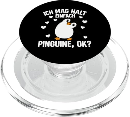 Ich Mag Halt Einfach Pinguine Ok PopSockets PopGrip für MagSafe Ich Mag Halt Einfach Pinguine Ok PopSockets PopGrip für MagSafe von Lustige Penguin Geschenke Pinguins Kostüm
