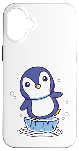 Penguin Melting Ice Hülle für iPhone 16 Plus Penguin Melting Ice Hülle für iPhone 16 Plus von Lustige Penguin Geschenke Pinguins Kostüm