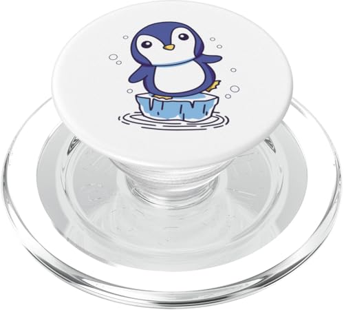 Penguin Melting Ice PopSockets PopGrip für MagSafe Penguin Melting Ice PopSockets PopGrip für MagSafe von Lustige Penguin Geschenke Pinguins Kostüm