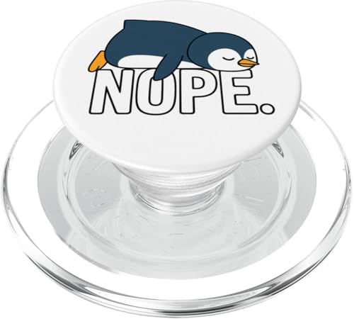 Penguin Nope PopSockets PopGrip für MagSafe Penguin Nope PopSockets PopGrip für MagSafe von Lustige Penguin Geschenke Pinguins Kostüm