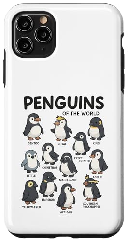Penguins Of The World Hülle für iPhone 11 Pro Max Penguins Of The World Hülle für iPhone 11 Pro Max von Lustige Penguin Geschenke Pinguins Kostüm