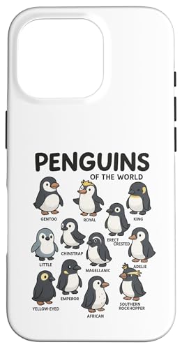 Penguins Of The World Hülle für iPhone 16 Pro Penguins Of The World Hülle für iPhone 16 Pro von Lustige Penguin Geschenke Pinguins Kostüm