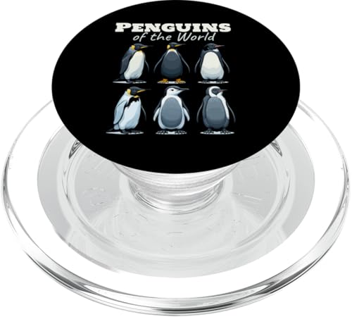 Penguins Of The World PopSockets PopGrip für MagSafe Penguins Of The World PopSockets PopGrip für MagSafe von Lustige Penguin Geschenke Pinguins Kostüm