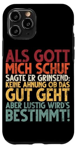 Als Gott Mich Schuf Grinste Er Und Dachte Das Wird Lustig Hülle für iPhone 11 Pro Als Gott Mich Schuf Grinste Er Und Dachte Das Wird Lustig Hülle für iPhone 11 Pro von Lustige Süße Sarkasmus Humor Sarkastische Zitate