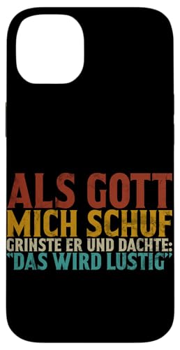Als Gott Mich Schuf Grinste Er Und Dachte Das Wird Lustig Hülle für iPhone 14 Plus Als Gott Mich Schuf Grinste Er Und Dachte Das Wird Lustig Hülle für iPhone 14 Plus von Lustige Süße Sarkasmus Humor Sarkastische Zitate