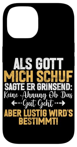 Als Gott Mich Schuf Grinste Er Und Dachte Das Wird Lustig Hülle für iPhone 14 Als Gott Mich Schuf Grinste Er Und Dachte Das Wird Lustig Hülle für iPhone 14 von Lustige Süße Sarkasmus Humor Sarkastische Zitate