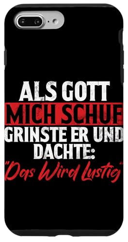 Als Gott Mich Schuf Grinste Er Und Dachte Das Wird Lustig Hülle für iPhone 7 Plus/8 Plus Als Gott Mich Schuf Grinste Er Und Dachte Das Wird Lustig Hülle für iPhone 7 Plus/8 Plus von Lustige Süße Sarkasmus Humor Sarkastische Zitate