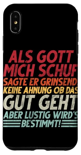 Als Gott Mich Schuf Grinste Er Und Dachte Das Wird Lustig Hülle für iPhone XS Max Als Gott Mich Schuf Grinste Er Und Dachte Das Wird Lustig Hülle für iPhone XS Max von Lustige Süße Sarkasmus Humor Sarkastische Zitate