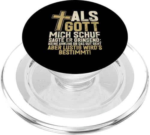 Als Gott Mich Schuf Grinste Er Und Dachte Das Wird Lustig PopSockets PopGrip für MagSafe Als Gott Mich Schuf Grinste Er Und Dachte Das Wird Lustig PopSockets PopGrip für MagSafe von Lustige Süße Sarkasmus Humor Sarkastische Zitate