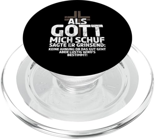 Als Gott Mich Schuf Grinste Er Und Dachte Das Wird Lustig PopSockets PopGrip für MagSafe Als Gott Mich Schuf Grinste Er Und Dachte Das Wird Lustig PopSockets PopGrip für MagSafe von Lustige Süße Sarkasmus Humor Sarkastische Zitate
