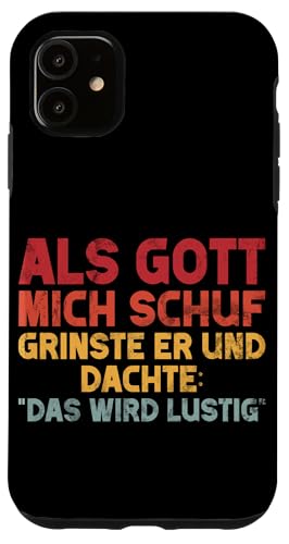 Als Gott Mich Schuf Lustige Sarkastische Sprüche Sarkasmus Hülle für iPhone 11 Als Gott Mich Schuf Lustige Sarkastische Sprüche Sarkasmus Hülle für iPhone 11 von Lustige Süße Sarkasmus Humor Sarkastische Zitate