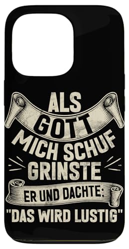 Als Gott Mich Schuf Lustige Sarkastische Sprüche Sarkasmus Hülle für iPhone 13 Pro Als Gott Mich Schuf Lustige Sarkastische Sprüche Sarkasmus Hülle für iPhone 13 Pro von Lustige Süße Sarkasmus Humor Sarkastische Zitate