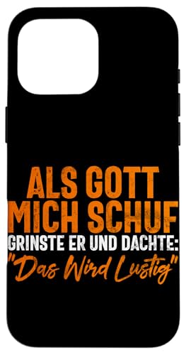 Als Gott Mich Schuf Lustige Sarkastische Sprüche Sarkasmus Hülle für iPhone 16 Pro Max Als Gott Mich Schuf Lustige Sarkastische Sprüche Sarkasmus Hülle für iPhone 16 Pro Max von Lustige Süße Sarkasmus Humor Sarkastische Zitate