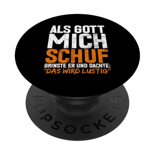 Als Gott Mich Schuf Lustige Sarkastische Sprüche Sarkasmus PopSockets Klebender PopGrip Als Gott Mich Schuf Lustige Sarkastische Sprüche Sarkasmus PopSockets Klebender PopGrip von Lustige Süße Sarkasmus Humor Sarkastische Zitate