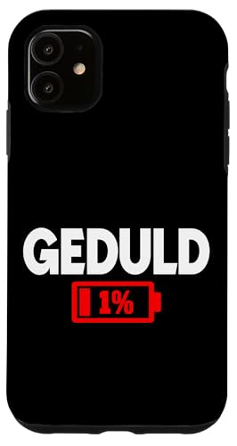 Geduld 1% Lustiger Sarkasmus Witzige Sarkastische Sprüche Hülle für iPhone 11 Geduld 1% Lustiger Sarkasmus Witzige Sarkastische Sprüche Hülle für iPhone 11 von Lustige Süße Sarkasmus Humor Sarkastische Zitate
