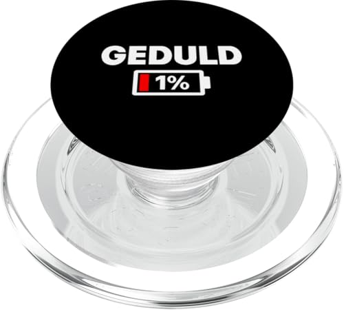 Geduld 1% Lustiger Sarkasmus Witzige Sarkastische Sprüche PopSockets PopGrip für MagSafe Geduld 1% Lustiger Sarkasmus Witzige Sarkastische Sprüche PopSockets PopGrip für MagSafe von Lustige Süße Sarkasmus Humor Sarkastische Zitate
