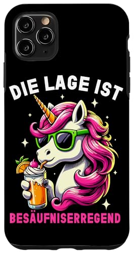 Die Lage ist besäufniserregend Einhorn Trinkerliebhaber Hülle für iPhone 11 Pro Max Die Lage ist besäufniserregend Einhorn Trinkerliebhaber Hülle für iPhone 11 Pro Max von Lustige Trinker Sprüche Sarkastische Zitate Humor