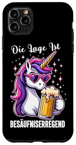 Die Lage ist besäufniserregend Einhorn Trinkerliebhaber Hülle für iPhone 11 Pro Max Die Lage ist besäufniserregend Einhorn Trinkerliebhaber Hülle für iPhone 11 Pro Max von Lustige Trinker Sprüche Sarkastische Zitate Humor