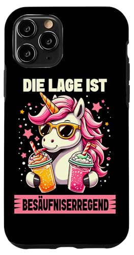 Die Lage ist besäufniserregend Einhorn Trinkerliebhaber Hülle für iPhone 11 Pro Die Lage ist besäufniserregend Einhorn Trinkerliebhaber Hülle für iPhone 11 Pro von Lustige Trinker Sprüche Sarkastische Zitate Humor