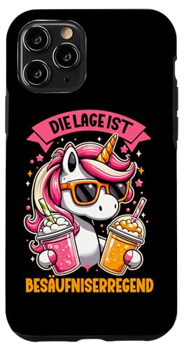 Die Lage ist besäufniserregend Einhorn Trinkerliebhaber Hülle für iPhone 11 Pro Die Lage ist besäufniserregend Einhorn Trinkerliebhaber Hülle für iPhone 11 Pro von Lustige Trinker Sprüche Sarkastische Zitate Humor