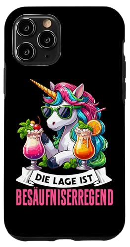 Die Lage ist besäufniserregend Einhorn Trinkerliebhaber Hülle für iPhone 11 Pro Die Lage ist besäufniserregend Einhorn Trinkerliebhaber Hülle für iPhone 11 Pro von Lustige Trinker Sprüche Sarkastische Zitate Humor