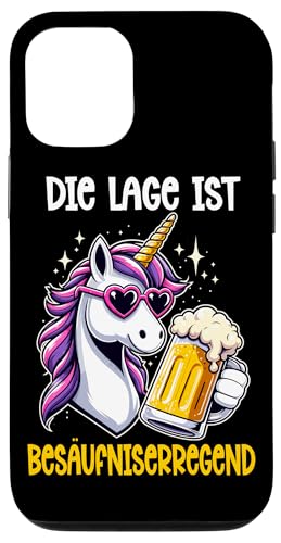 Die Lage ist besäufniserregend Einhorn Trinkerliebhaber Hülle für iPhone 12/12 Pro Die Lage ist besäufniserregend Einhorn Trinkerliebhaber Hülle für iPhone 12/12 Pro von Lustige Trinker Sprüche Sarkastische Zitate Humor