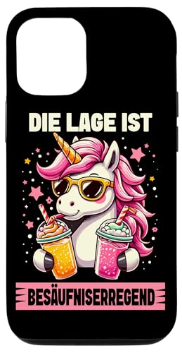 Die Lage ist besäufniserregend Einhorn Trinkerliebhaber Hülle für iPhone 12/12 Pro Die Lage ist besäufniserregend Einhorn Trinkerliebhaber Hülle für iPhone 12/12 Pro von Lustige Trinker Sprüche Sarkastische Zitate Humor
