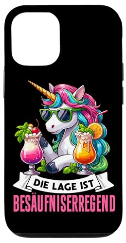 Die Lage ist besäufniserregend Einhorn Trinkerliebhaber Hülle für iPhone 12/12 Pro Die Lage ist besäufniserregend Einhorn Trinkerliebhaber Hülle für iPhone 12/12 Pro von Lustige Trinker Sprüche Sarkastische Zitate Humor