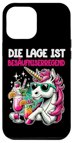Die Lage ist besäufniserregend Einhorn Trinkerliebhaber Hülle für iPhone 12 Pro Max Die Lage ist besäufniserregend Einhorn Trinkerliebhaber Hülle für iPhone 12 Pro Max von Lustige Trinker Sprüche Sarkastische Zitate Humor