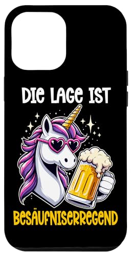 Die Lage ist besäufniserregend Einhorn Trinkerliebhaber Hülle für iPhone 12 Pro Max Die Lage ist besäufniserregend Einhorn Trinkerliebhaber Hülle für iPhone 12 Pro Max von Lustige Trinker Sprüche Sarkastische Zitate Humor