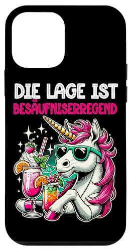 Die Lage ist besäufniserregend Einhorn Trinkerliebhaber Hülle für iPhone 12 mini Die Lage ist besäufniserregend Einhorn Trinkerliebhaber Hülle für iPhone 12 mini von Lustige Trinker Sprüche Sarkastische Zitate Humor