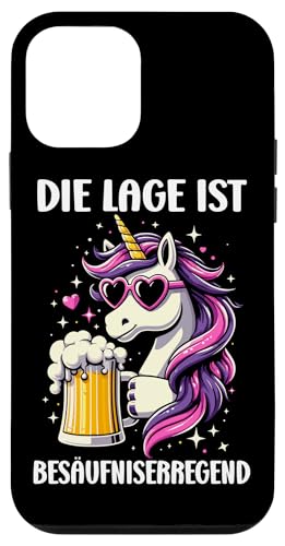 Die Lage ist besäufniserregend Einhorn Trinkerliebhaber Hülle für iPhone 12 mini Die Lage ist besäufniserregend Einhorn Trinkerliebhaber Hülle für iPhone 12 mini von Lustige Trinker Sprüche Sarkastische Zitate Humor