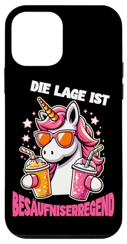 Die Lage ist besäufniserregend Einhorn Trinkerliebhaber Hülle für iPhone 12 mini Die Lage ist besäufniserregend Einhorn Trinkerliebhaber Hülle für iPhone 12 mini von Lustige Trinker Sprüche Sarkastische Zitate Humor