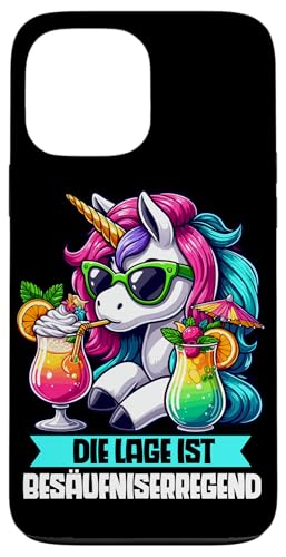 Die Lage ist besäufniserregend Einhorn Trinkerliebhaber Hülle für iPhone 13 Pro Max Die Lage ist besäufniserregend Einhorn Trinkerliebhaber Hülle für iPhone 13 Pro Max von Lustige Trinker Sprüche Sarkastische Zitate Humor
