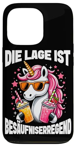 Die Lage ist besäufniserregend Einhorn Trinkerliebhaber Hülle für iPhone 13 Pro Die Lage ist besäufniserregend Einhorn Trinkerliebhaber Hülle für iPhone 13 Pro von Lustige Trinker Sprüche Sarkastische Zitate Humor