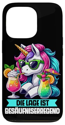 Die Lage ist besäufniserregend Einhorn Trinkerliebhaber Hülle für iPhone 13 Pro Die Lage ist besäufniserregend Einhorn Trinkerliebhaber Hülle für iPhone 13 Pro von Lustige Trinker Sprüche Sarkastische Zitate Humor