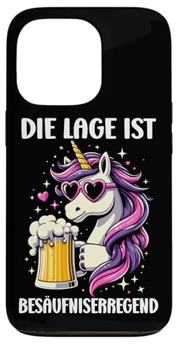 Die Lage ist besäufniserregend Einhorn Trinkerliebhaber Hülle für iPhone 13 Pro Die Lage ist besäufniserregend Einhorn Trinkerliebhaber Hülle für iPhone 13 Pro von Lustige Trinker Sprüche Sarkastische Zitate Humor