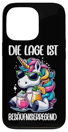 Die Lage ist besäufniserregend Einhorn Trinkerliebhaber Hülle für iPhone 13 Pro Die Lage ist besäufniserregend Einhorn Trinkerliebhaber Hülle für iPhone 13 Pro von Lustige Trinker Sprüche Sarkastische Zitate Humor