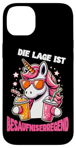 Die Lage ist besäufniserregend Einhorn Trinkerliebhaber Hülle für iPhone 14 Plus Die Lage ist besäufniserregend Einhorn Trinkerliebhaber Hülle für iPhone 14 Plus von Lustige Trinker Sprüche Sarkastische Zitate Humor
