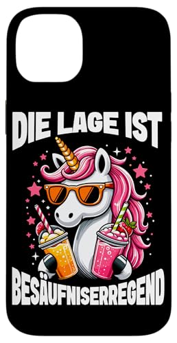 Die Lage ist besäufniserregend Einhorn Trinkerliebhaber Hülle für iPhone 14 Plus Die Lage ist besäufniserregend Einhorn Trinkerliebhaber Hülle für iPhone 14 Plus von Lustige Trinker Sprüche Sarkastische Zitate Humor