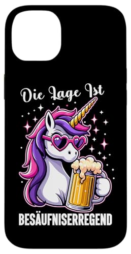 Die Lage ist besäufniserregend Einhorn Trinkerliebhaber Hülle für iPhone 14 Plus Die Lage ist besäufniserregend Einhorn Trinkerliebhaber Hülle für iPhone 14 Plus von Lustige Trinker Sprüche Sarkastische Zitate Humor